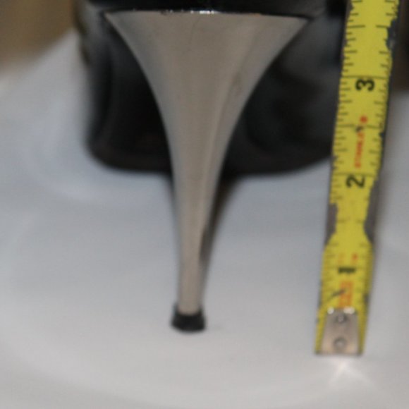 Giuseppe Zanotti Silver Stiletto Heels Shoes w Box Duster x Lifts - Picture 8 of 10